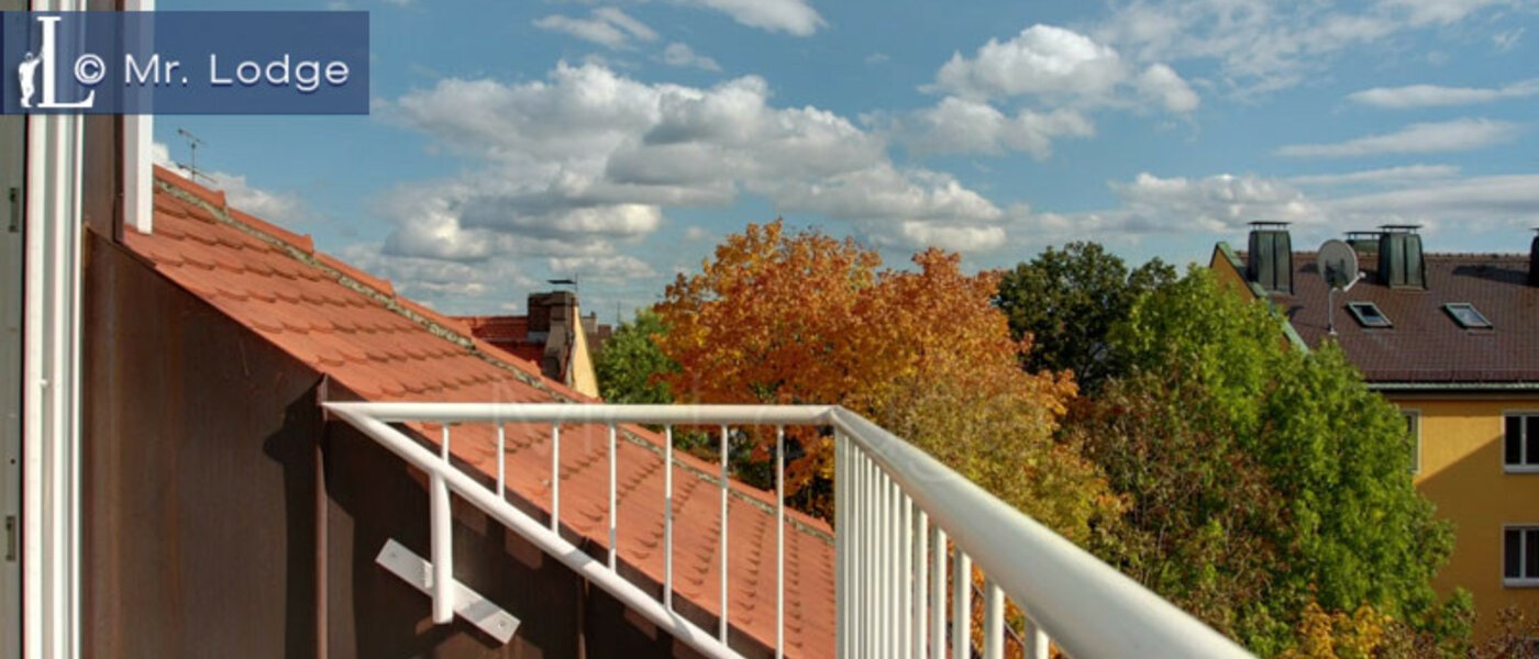 アティック・フラット（屋根裏） München Maxvorstadt - Rund um den Josephplatz 04 テラス・ポーチ 4768