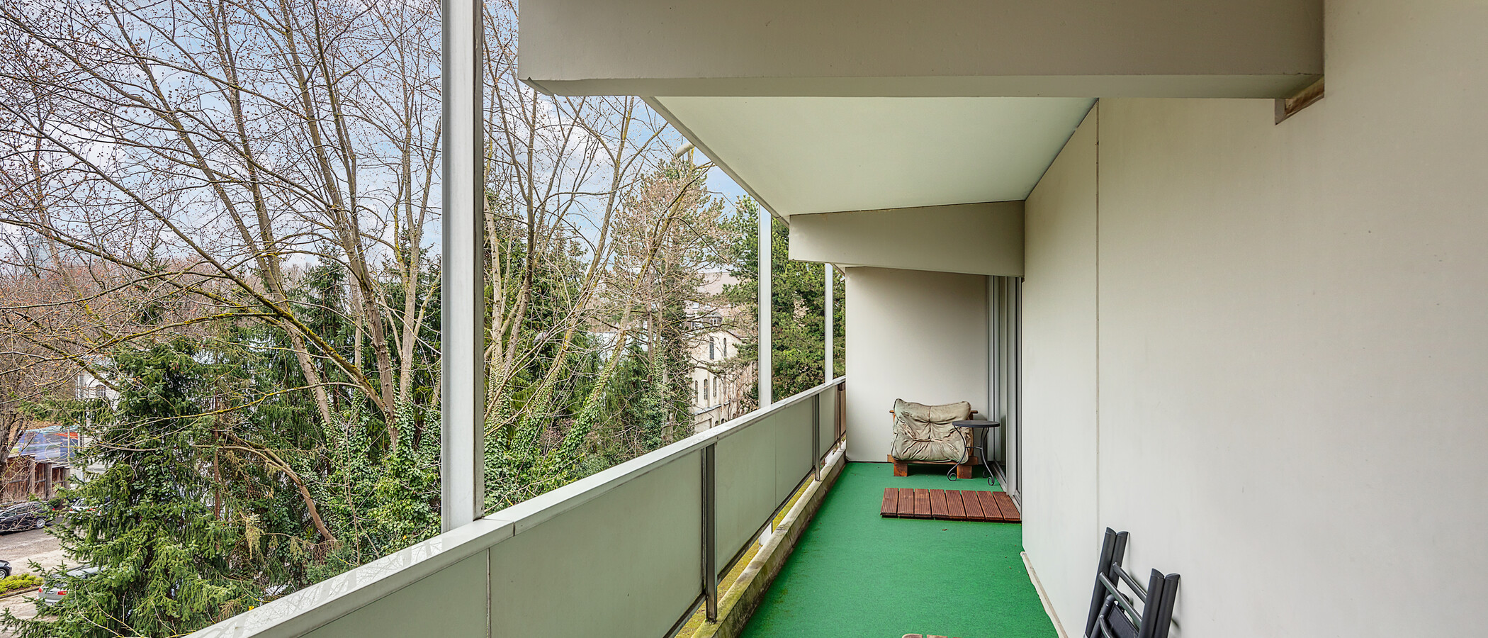 マンション München Schwabing-Nord (zw. Leopoldstraße & Englischen Garten) 01 ベランダ 4892