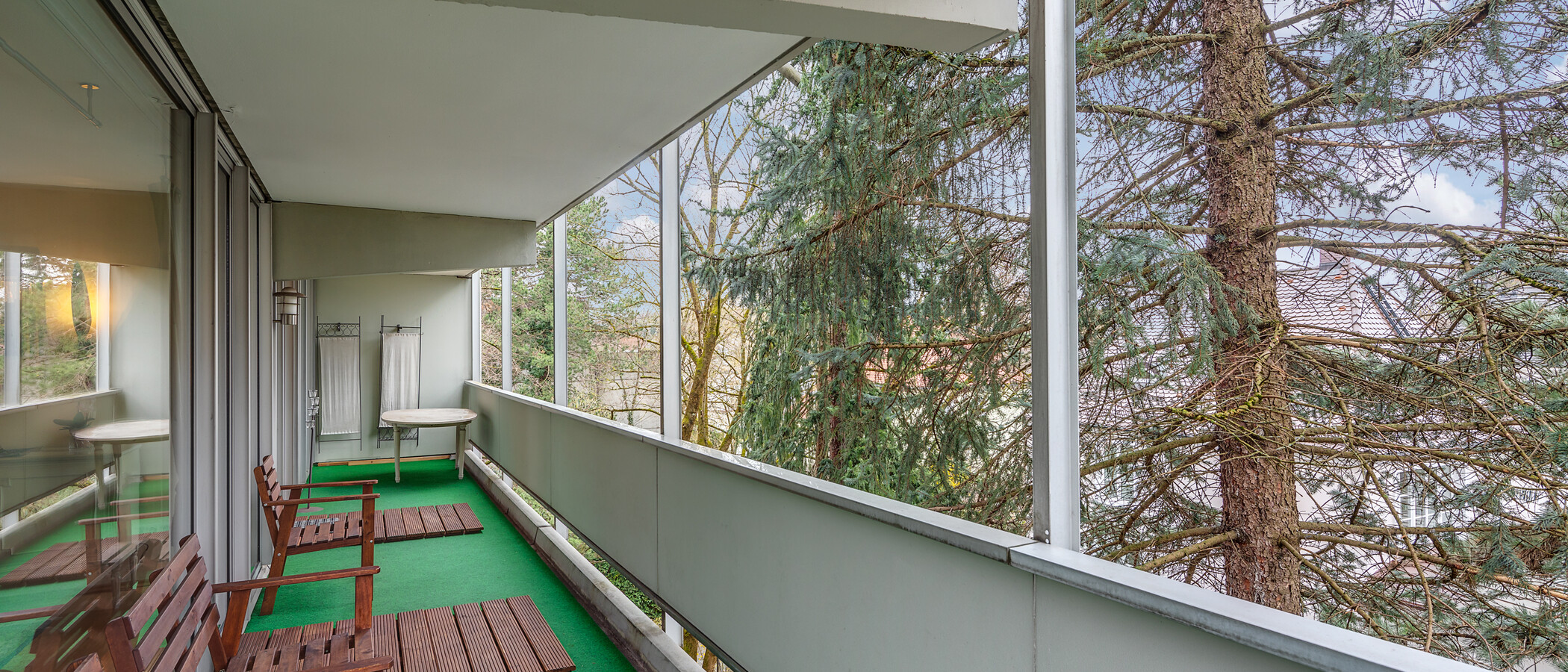 マンション München Schwabing-Nord (zw. Leopoldstraße & Englischen Garten) 03 ベランダ 4892