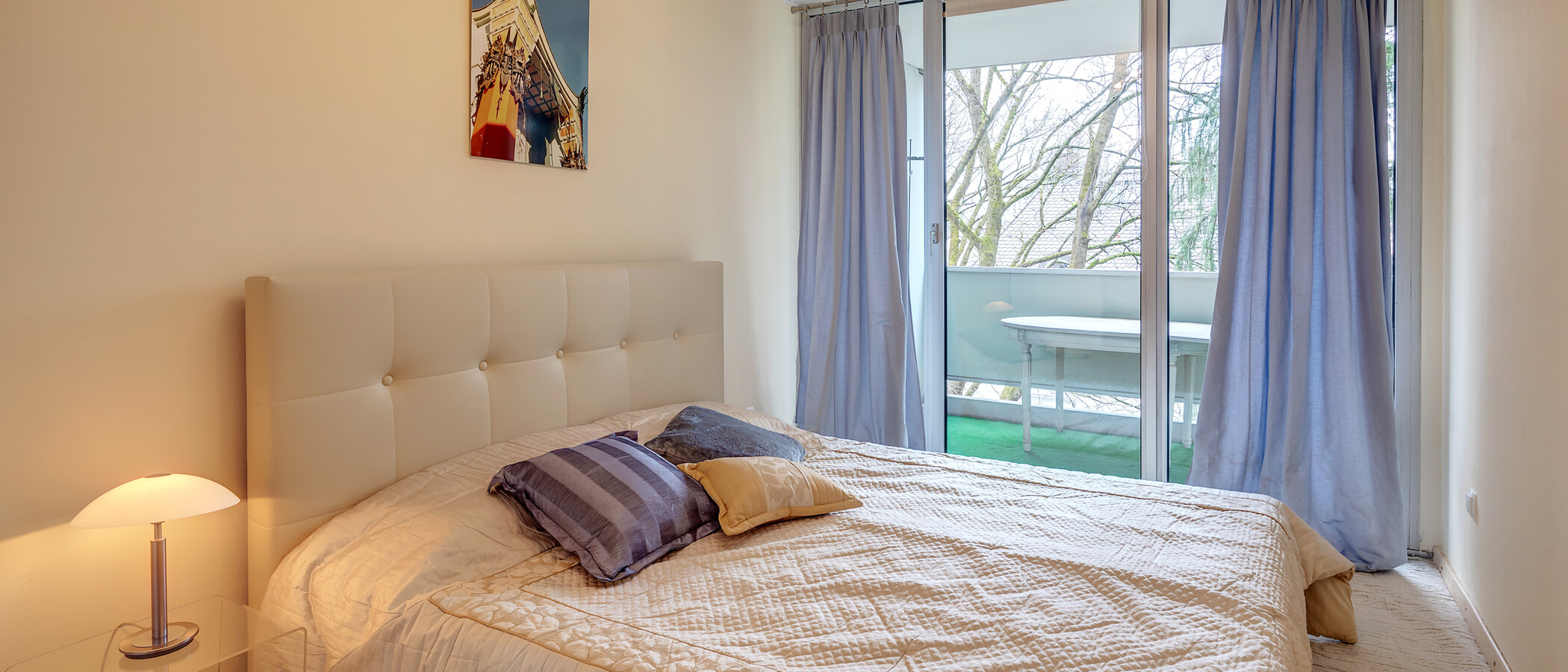 マンション München Schwabing-Nord (zw. Leopoldstraße & Englischen Garten) 01 2.　寝室 4892