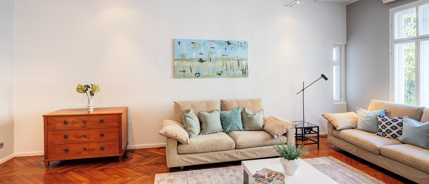 マンション München Schwabing (links der Leopoldstraße) 02 リビングエリア 4915