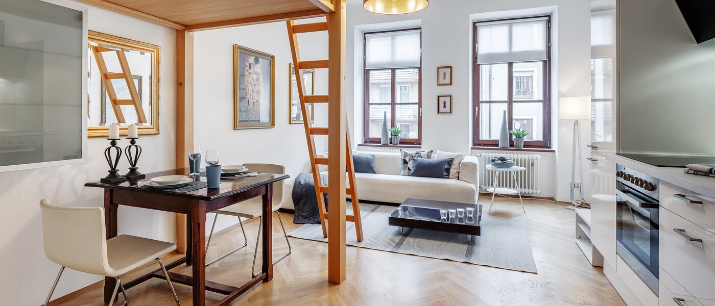 マンション München Maxvorstadt - Museumsviertel 01 リビングエリア 4921