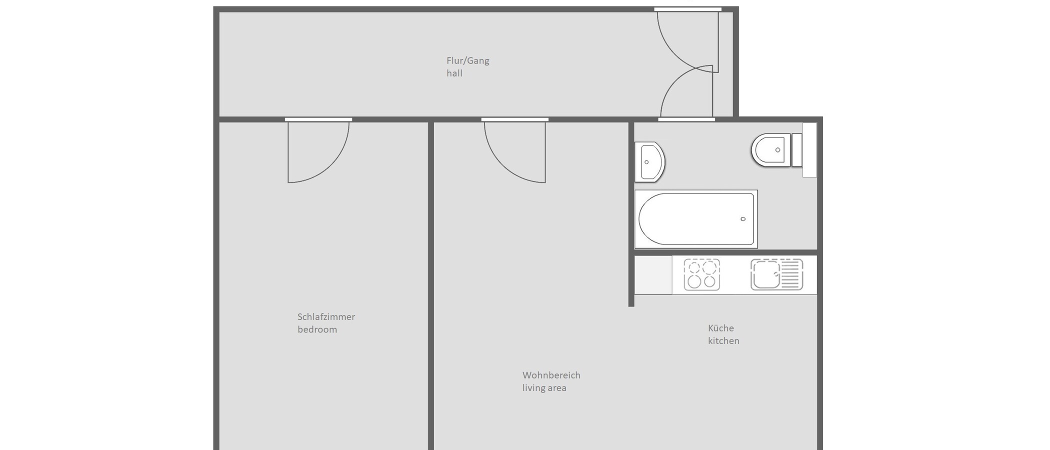 マンション München Haidhausen 01 見取り図 4924