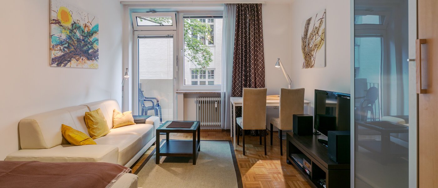 アパルトマン München Schwabing-West (rund um den Hohenzollernplatz) 01 リビングエリア 4983