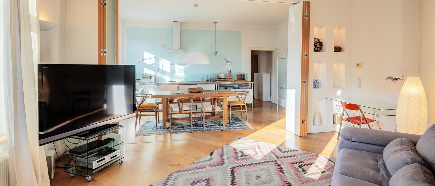 マンション München Neuhausen 03 リビングエリア 5216