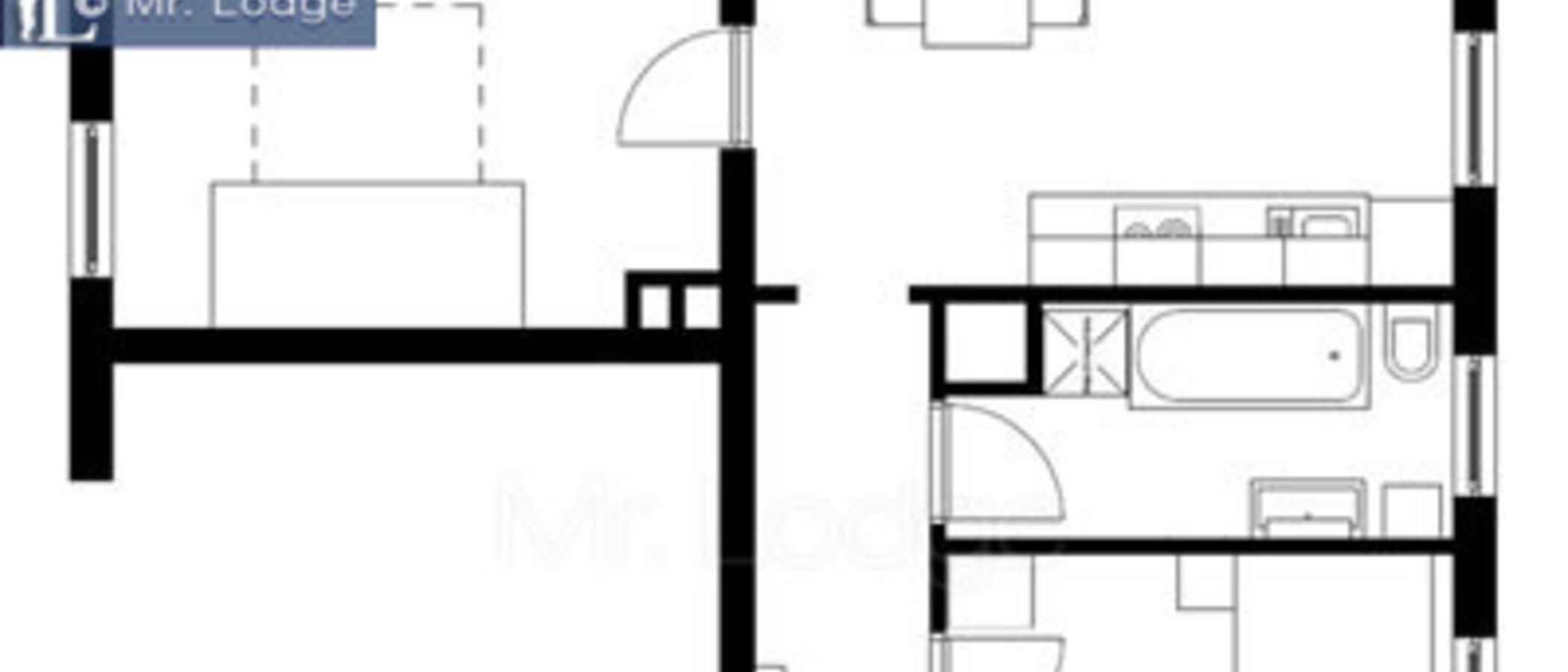 マンション München Milbertshofen 01 見取り図 5352