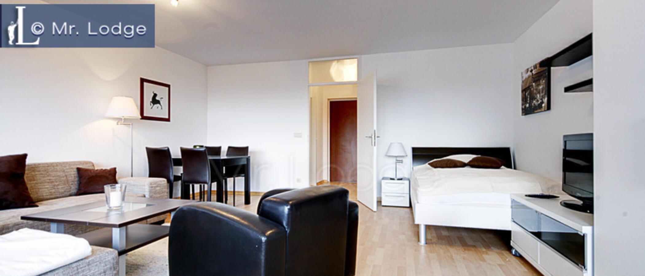 マンション München Schwabing (rechts der Leopoldstraße) 04 リビングルーム 5388