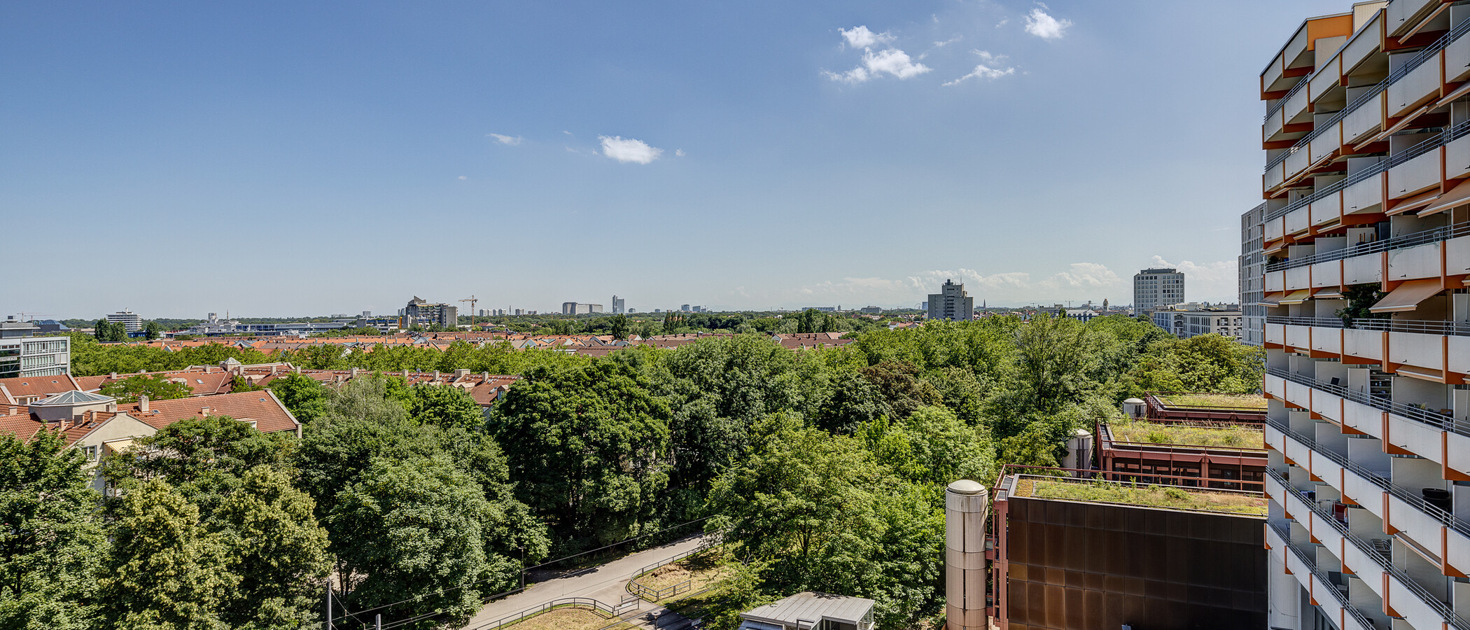 マンション München Schwabing (rechts der Leopoldstraße) 01 物件からの眺め 5389