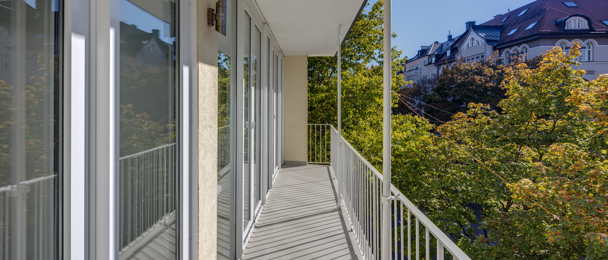 マンション München Schwabing (links der Leopoldstraße) 01 ベランダ 5407