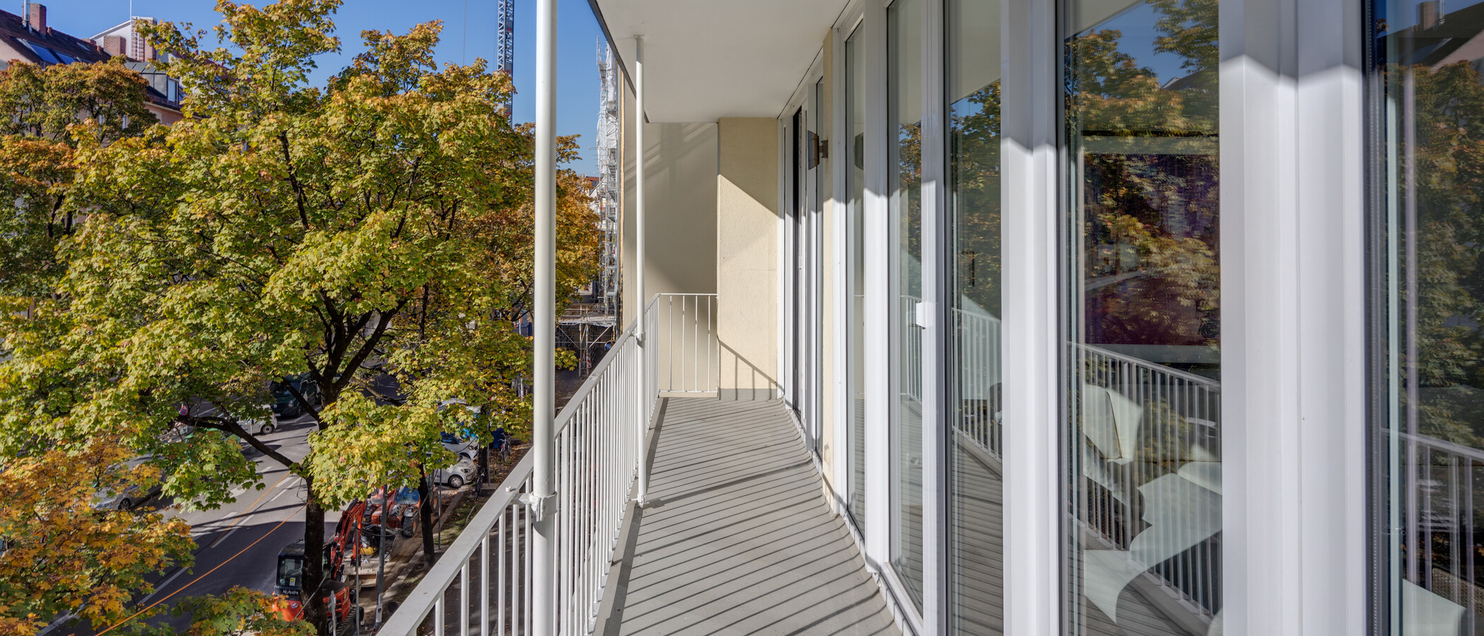 マンション München Schwabing (links der Leopoldstraße) 02 ベランダ 5407