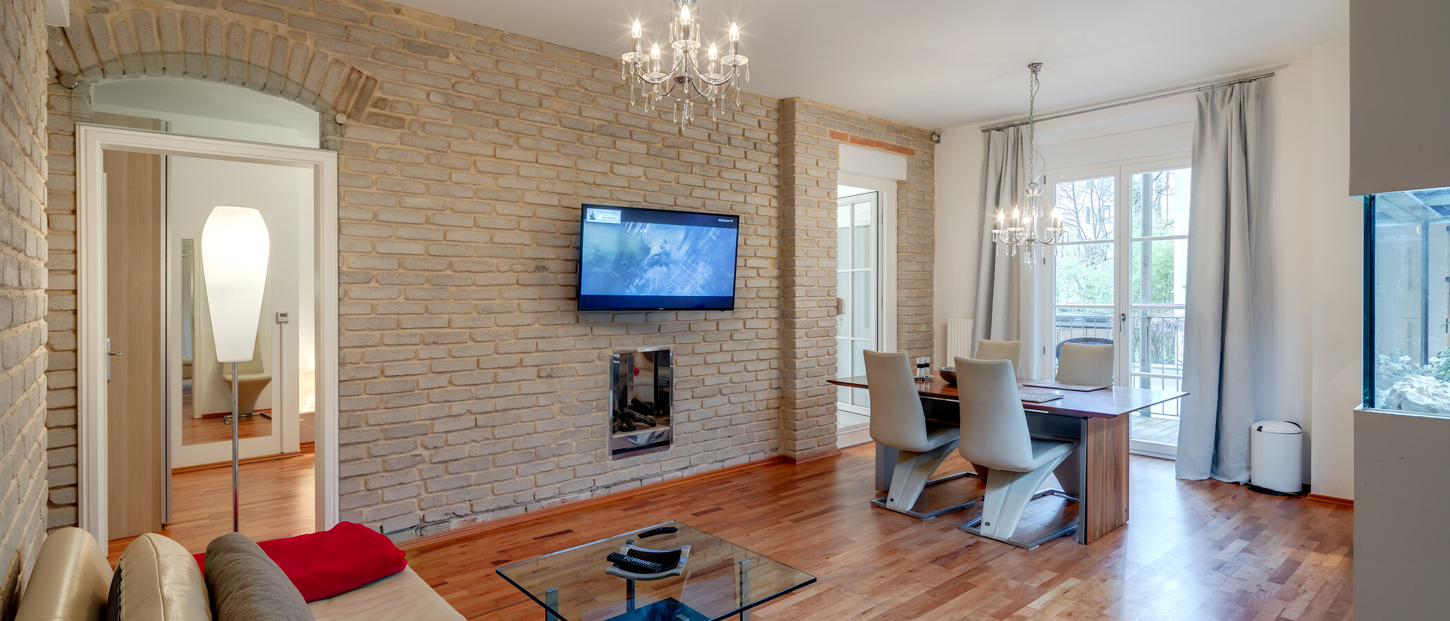 マンション München Schwabing 01 リビングルーム 5438