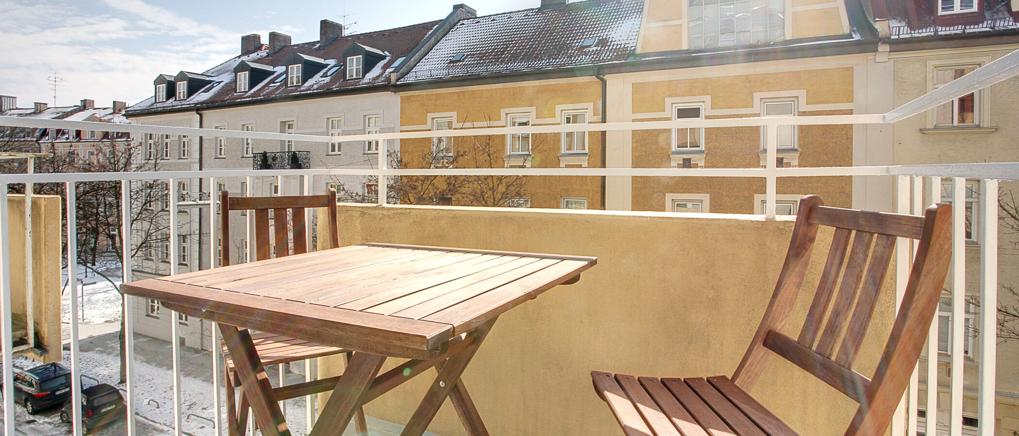 アパルトマン München Schwabing 01 ベランダ 5442