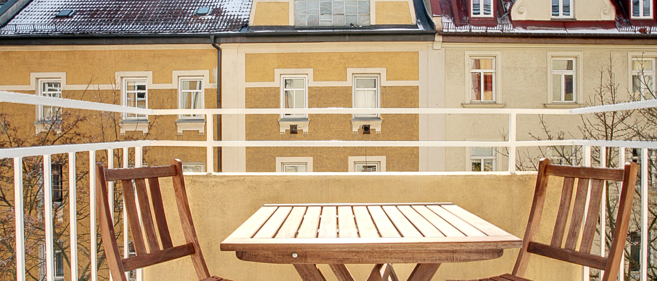 アパルトマン München Schwabing 02 ベランダ 5442