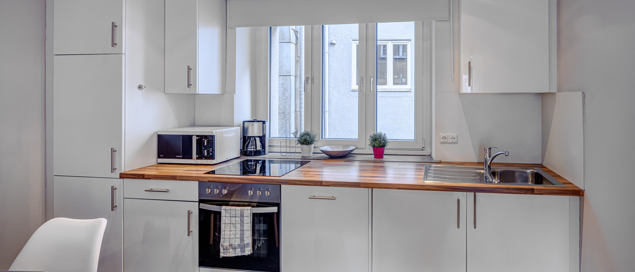 マンション München Schwabing-Nord (zw. Leopoldstraße & Englischen Garten) 01 キッチン 5559