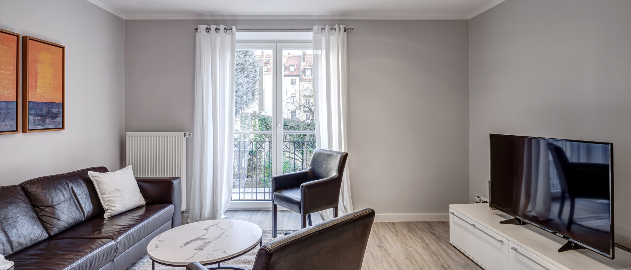 マンション München Schwabing-Nord (zw. Leopoldstraße & Englischen Garten) 02 リビングエリア 5559