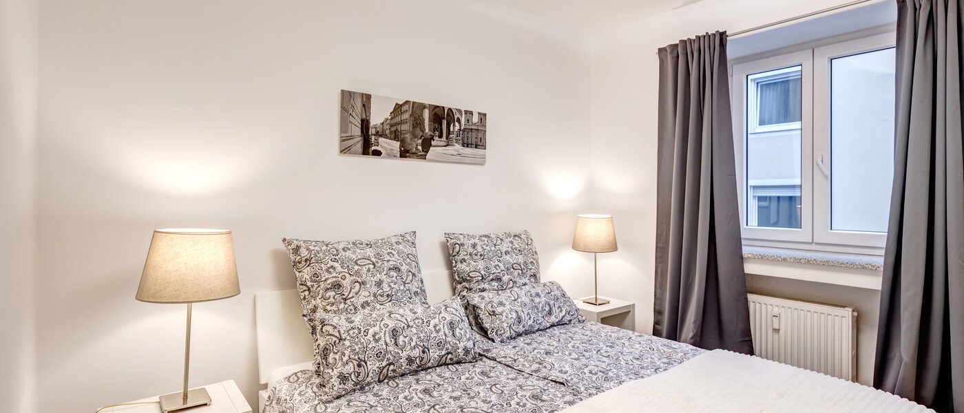 マンション München Schwabing-Nord (zw. Leopoldstraße & Englischen Garten) 01 2.　寝室 5560