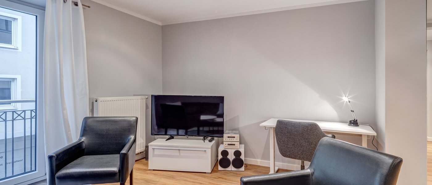 マンション München Schwabing-Nord (zw. Leopoldstraße & Englischen Garten) 02 リビングエリア 5560