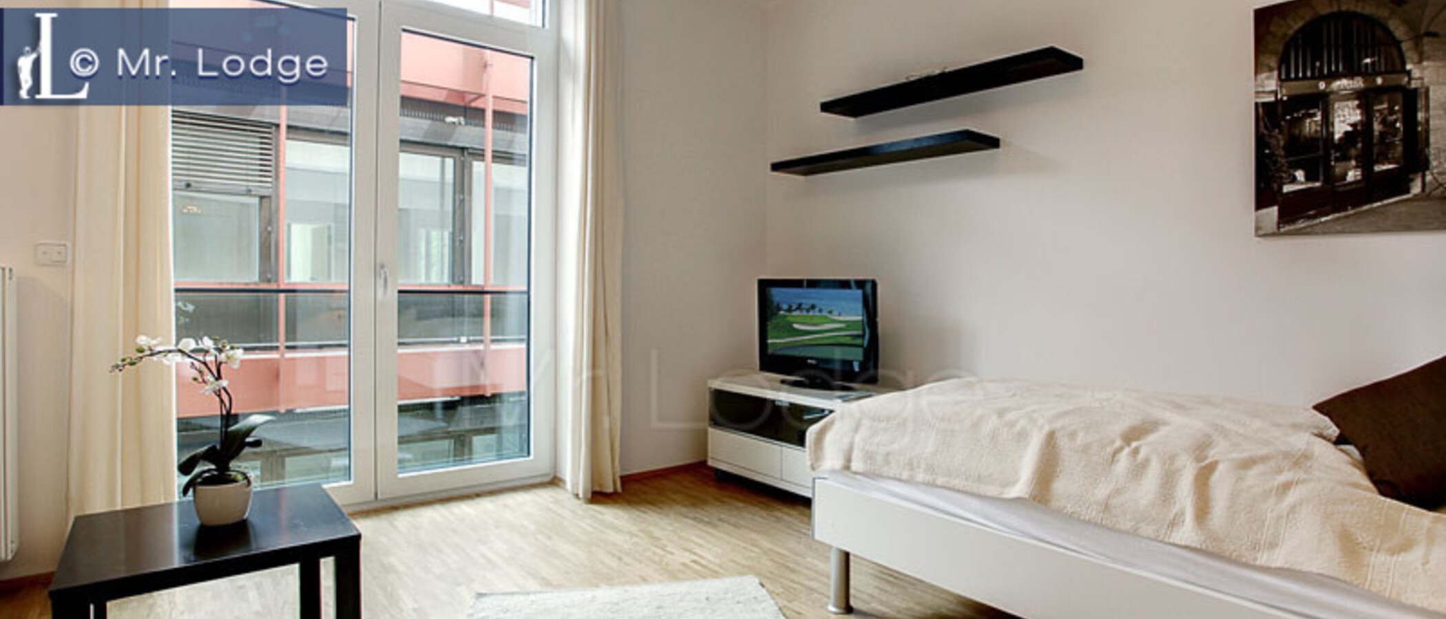 アパルトマン München Schwabing (rechts der Leopoldstraße) 02 リビングルーム 5562