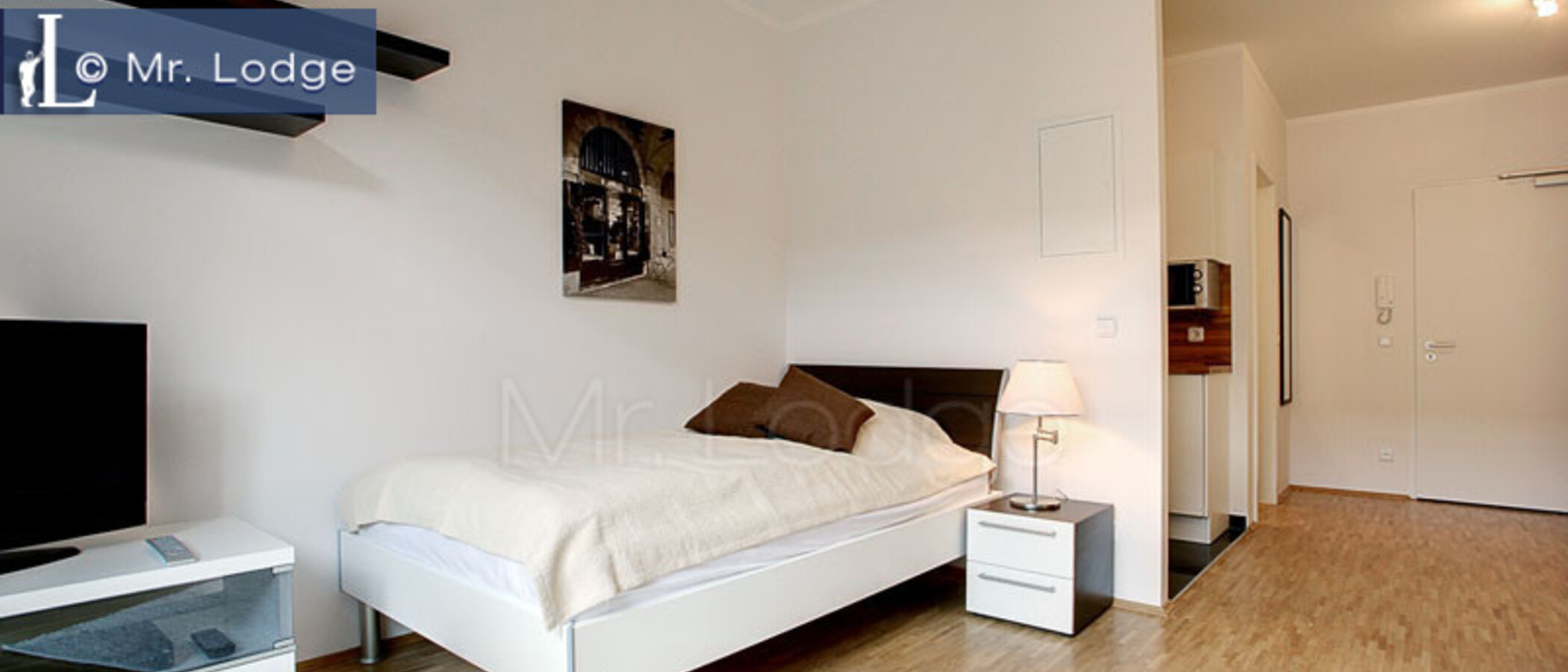アパルトマン München Schwabing (rechts der Leopoldstraße) 01 寝室 5562