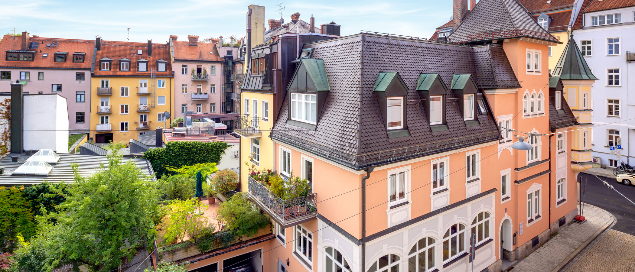 マンション München Schwabing-Nord (zw. Leopoldstraße & Englischen Garten) 01 物件からの眺め 5577