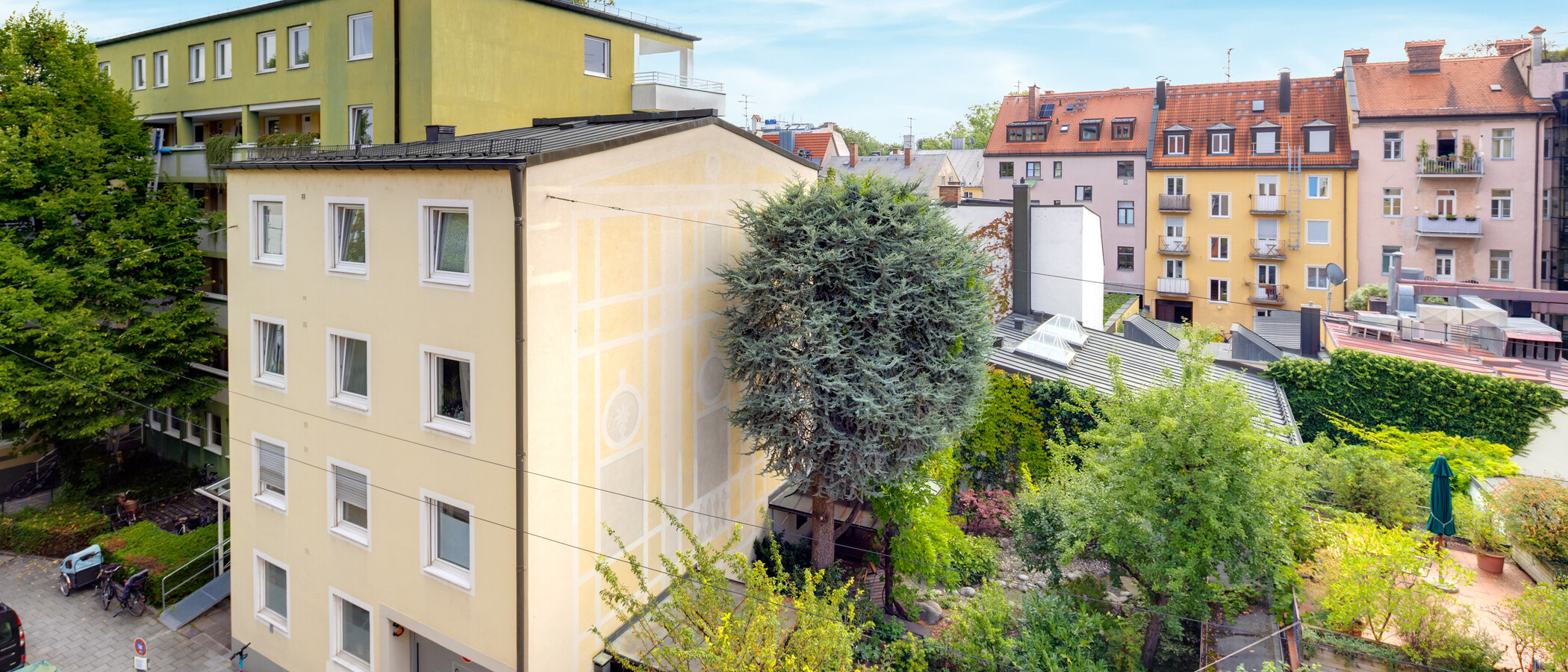 マンション München Schwabing-Nord (zw. Leopoldstraße & Englischen Garten) 02 物件からの眺め 5577