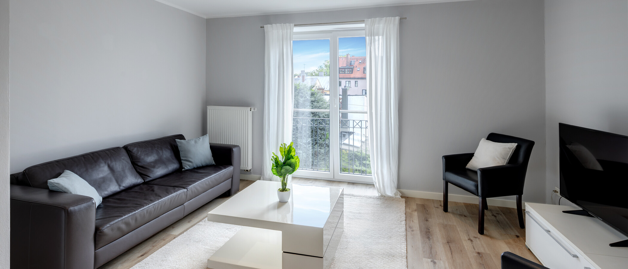 マンション München Schwabing-Nord (zw. Leopoldstraße & Englischen Garten) 01 リビングエリア 5577
