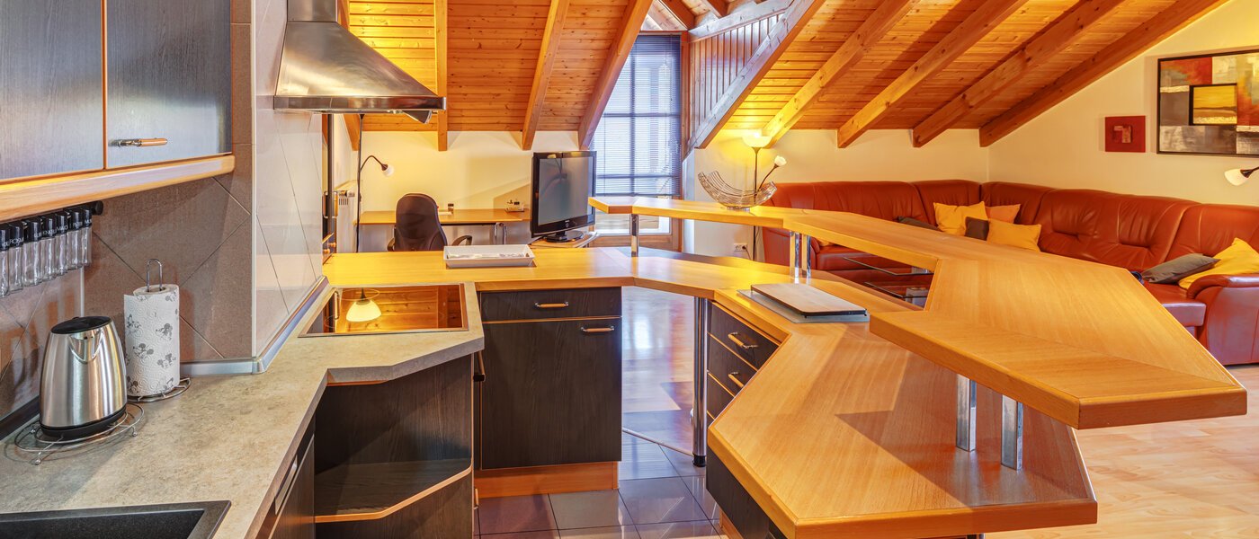 アティック・フラット（屋根裏） München Am Hart 02 キッチン 5630