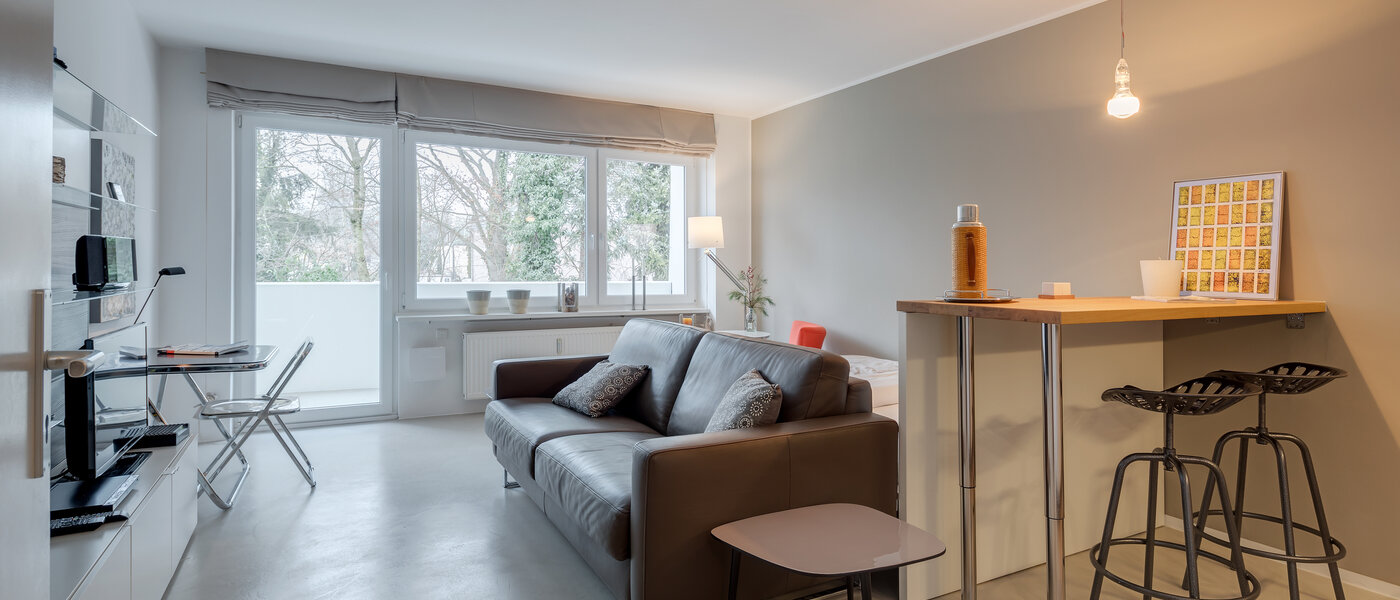 マンション München Schwabing 01 リビングルーム 5794