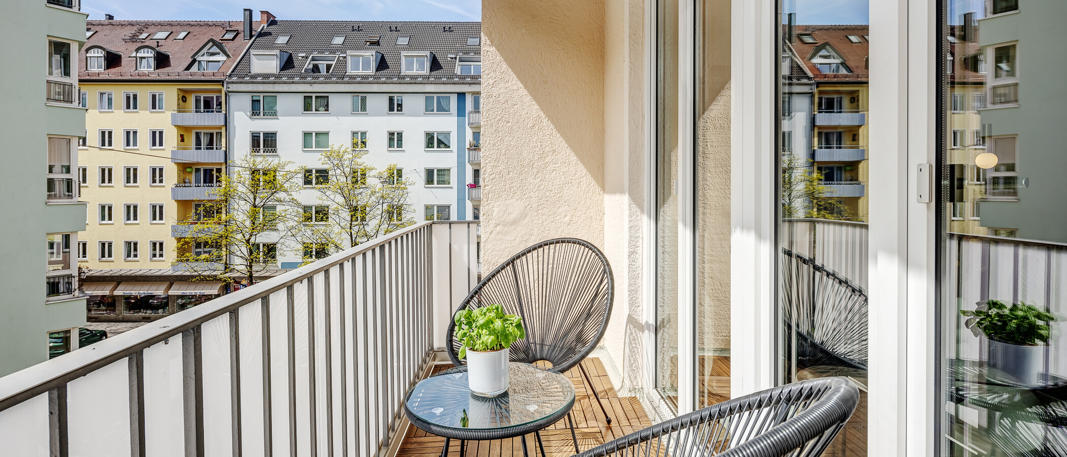 マンション München Maxvorstadt - Universitätsviertel 02 ベランダ 5930