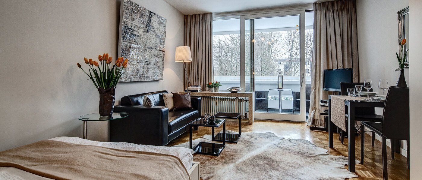 マンション München Arabellapark 01 リビングルーム 6126