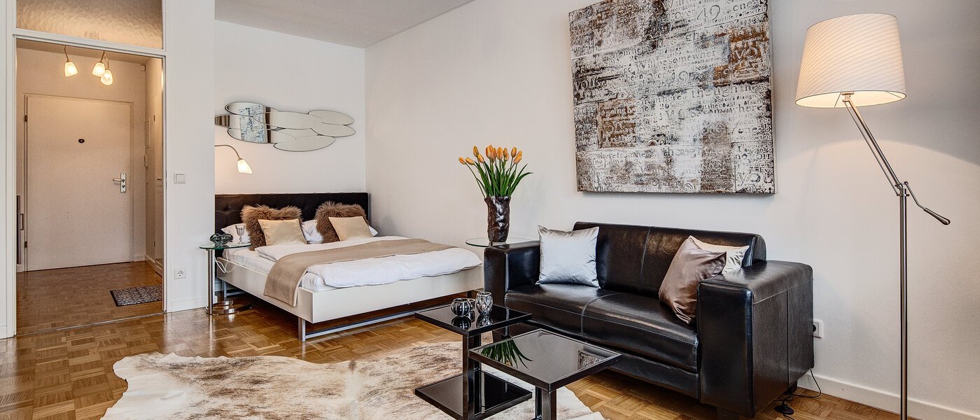 マンション München Arabellapark 04 リビングルーム 6126