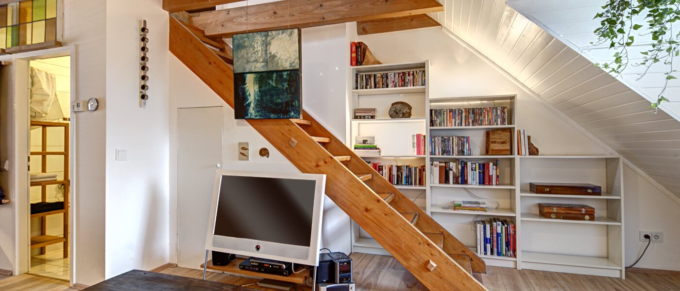 メゾネット・マンション（複数階にわたるマンション） München Neuhausen 04 リビングルーム 6179