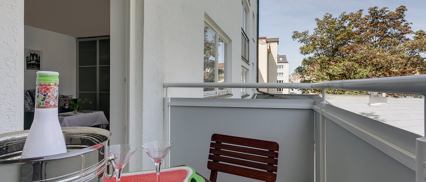 アパルトマン München Maxvorstadt - Universitätsviertel 02 ベランダ 6205