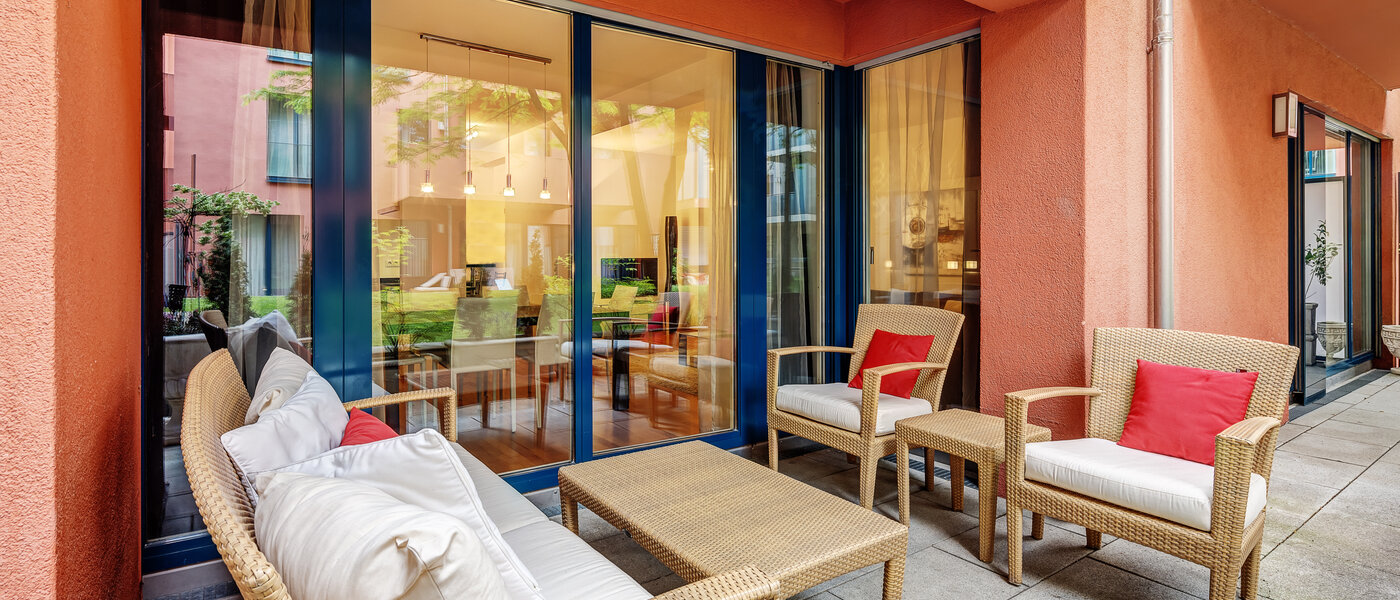 マンション München Schwabing-Nord (zw. Leopoldstraße & Englischen Garten) 02 テラス・ポーチ 6300