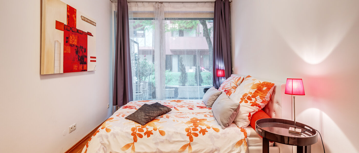 マンション München Schwabing-Nord (zw. Leopoldstraße & Englischen Garten) 01 2.　寝室 6300