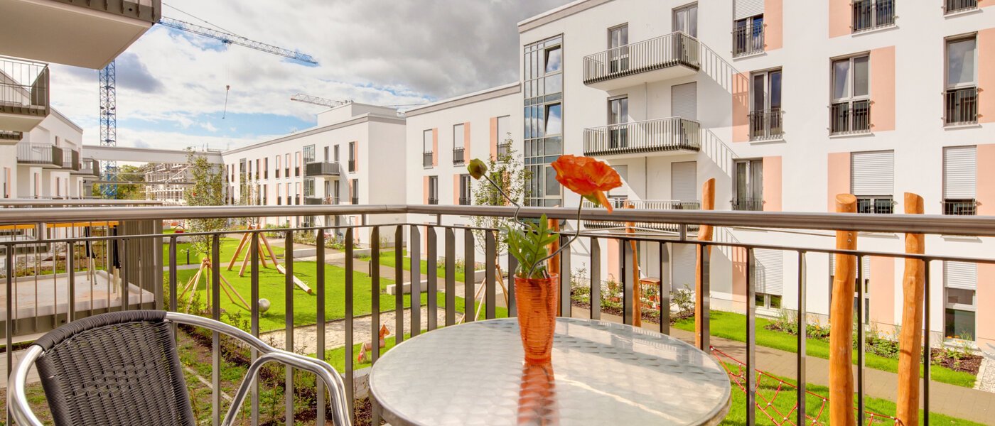 マンション München Schwabing-Nord (zw. Belgrad- & Leopoldstraße) 02 ベランダ 6335