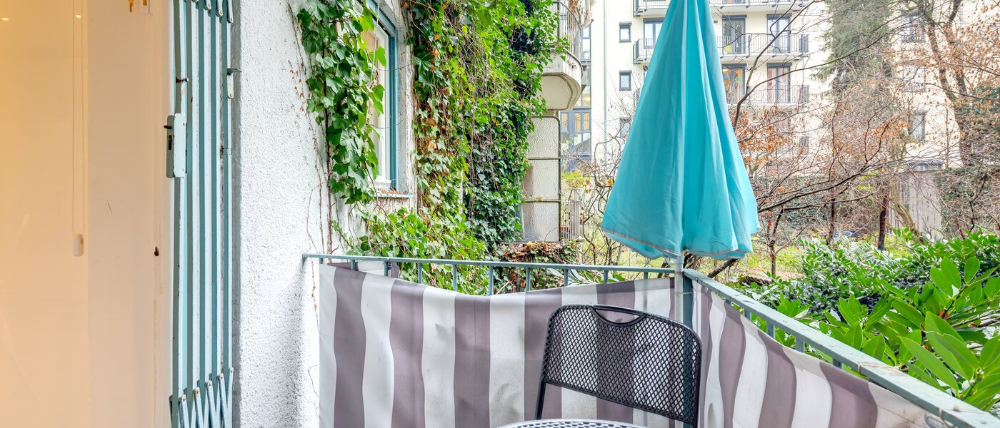 マンション München Maxvorstadt - Universitätsviertel 02 ベランダ 6407