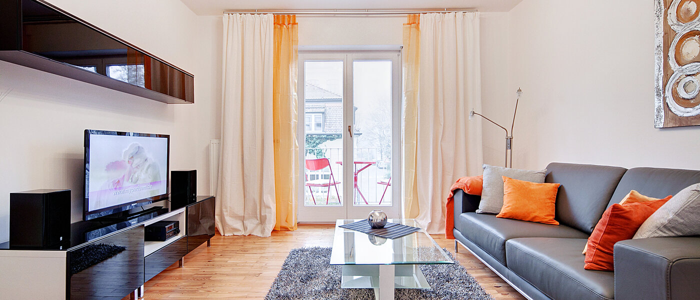 マンション München Schwabing (links der Leopoldstraße) 02 リビングルーム 6480