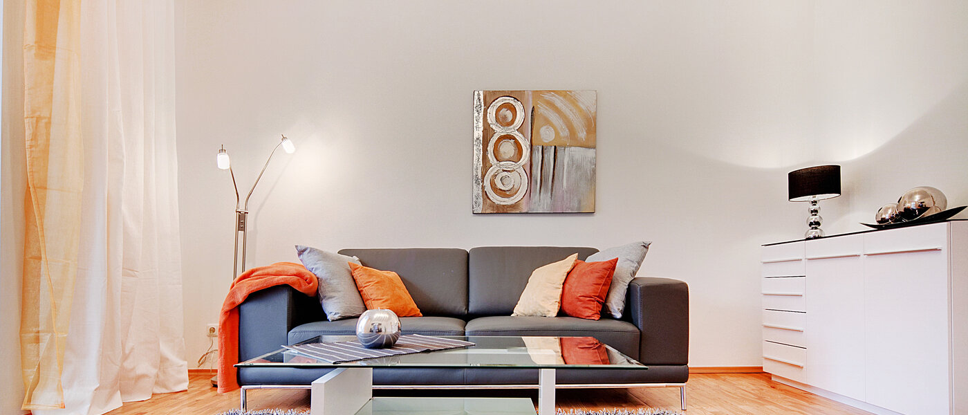 マンション München Schwabing (links der Leopoldstraße) 04 リビングルーム 6480