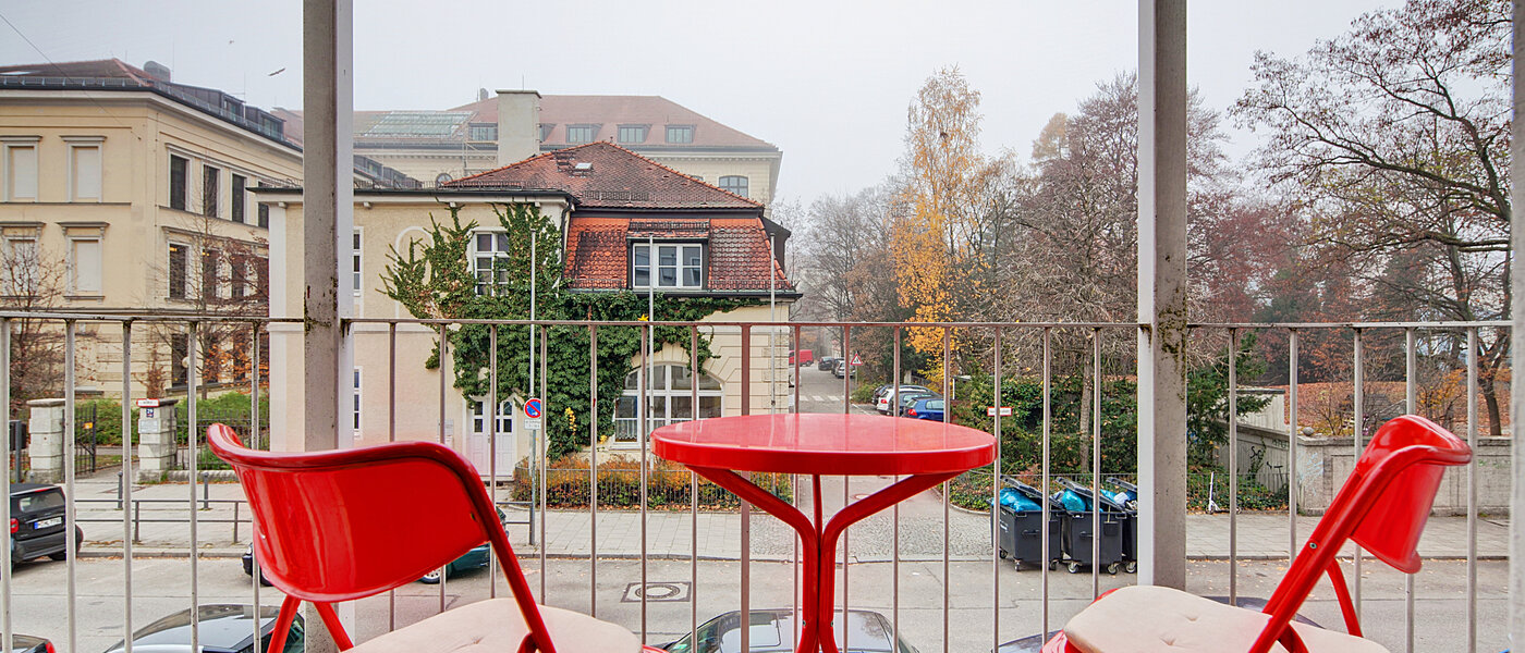 マンション München Schwabing (links der Leopoldstraße) 01 ベランダ 6480