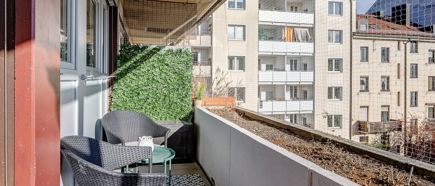 マンション München Maxvorstadt - Universitätsviertel 01 ベランダ 6485