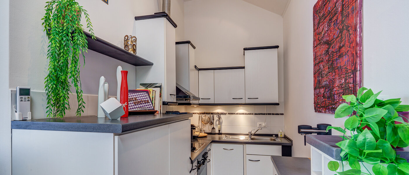 アティック・フラット（屋根裏） München Giesing 01 キッチン 6583