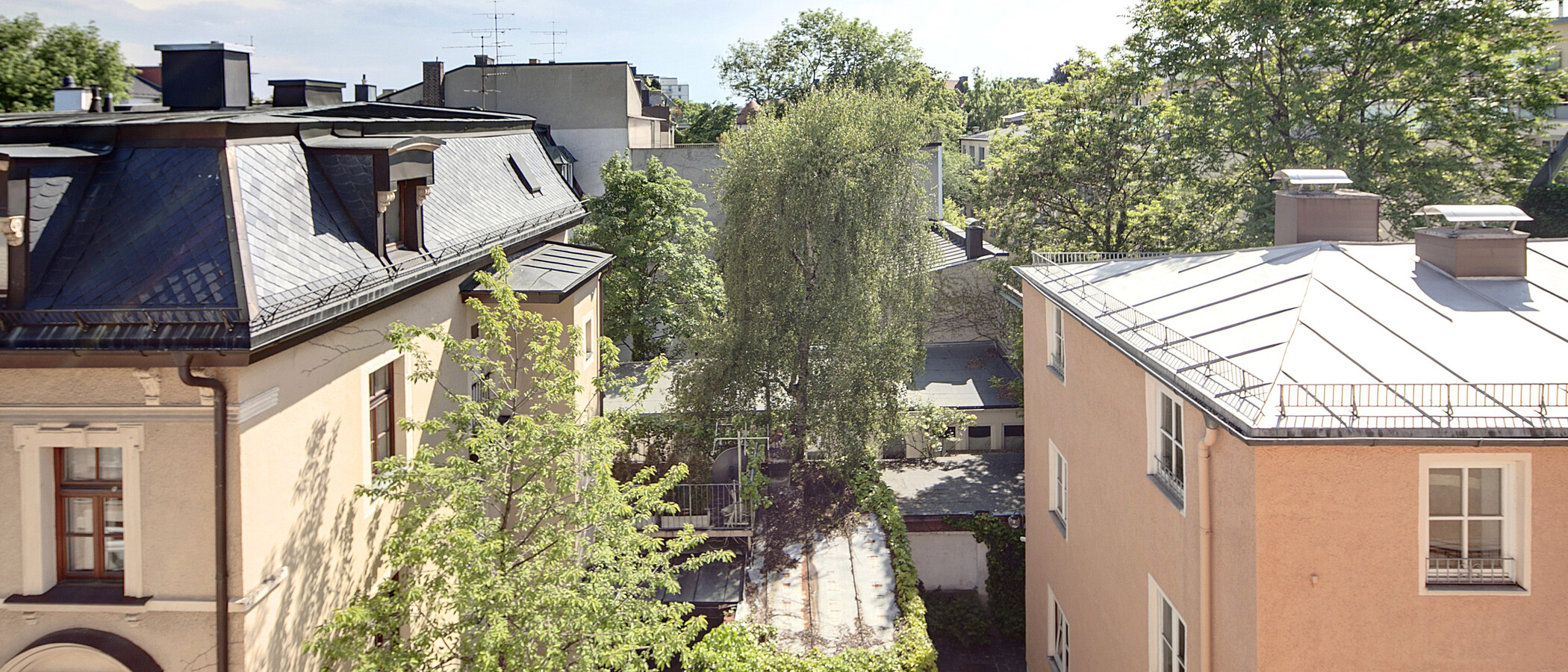 メゾネット・マンション（複数階にわたるマンション） München Schwabing (rechts der Leopoldstraße) 01 物件からの眺め 6884