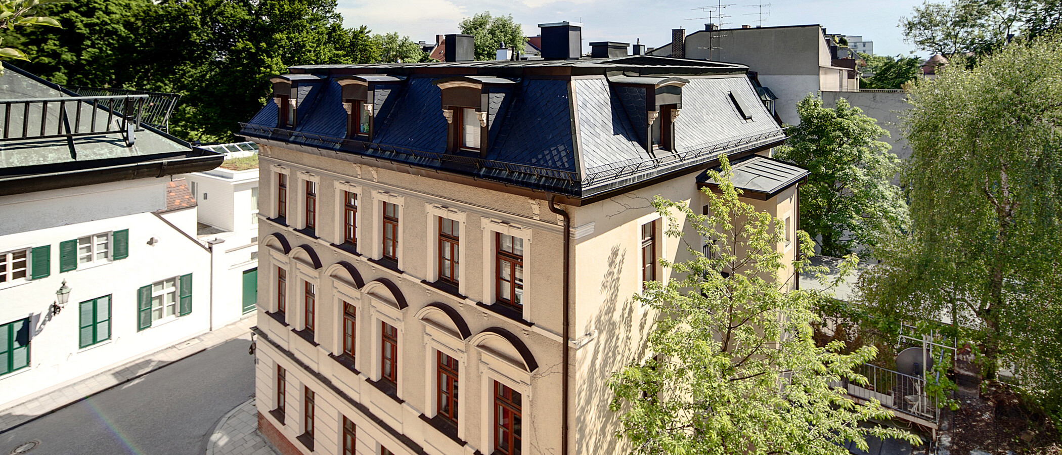 メゾネット・マンション（複数階にわたるマンション） München Schwabing (rechts der Leopoldstraße) 02 物件からの眺め 6884