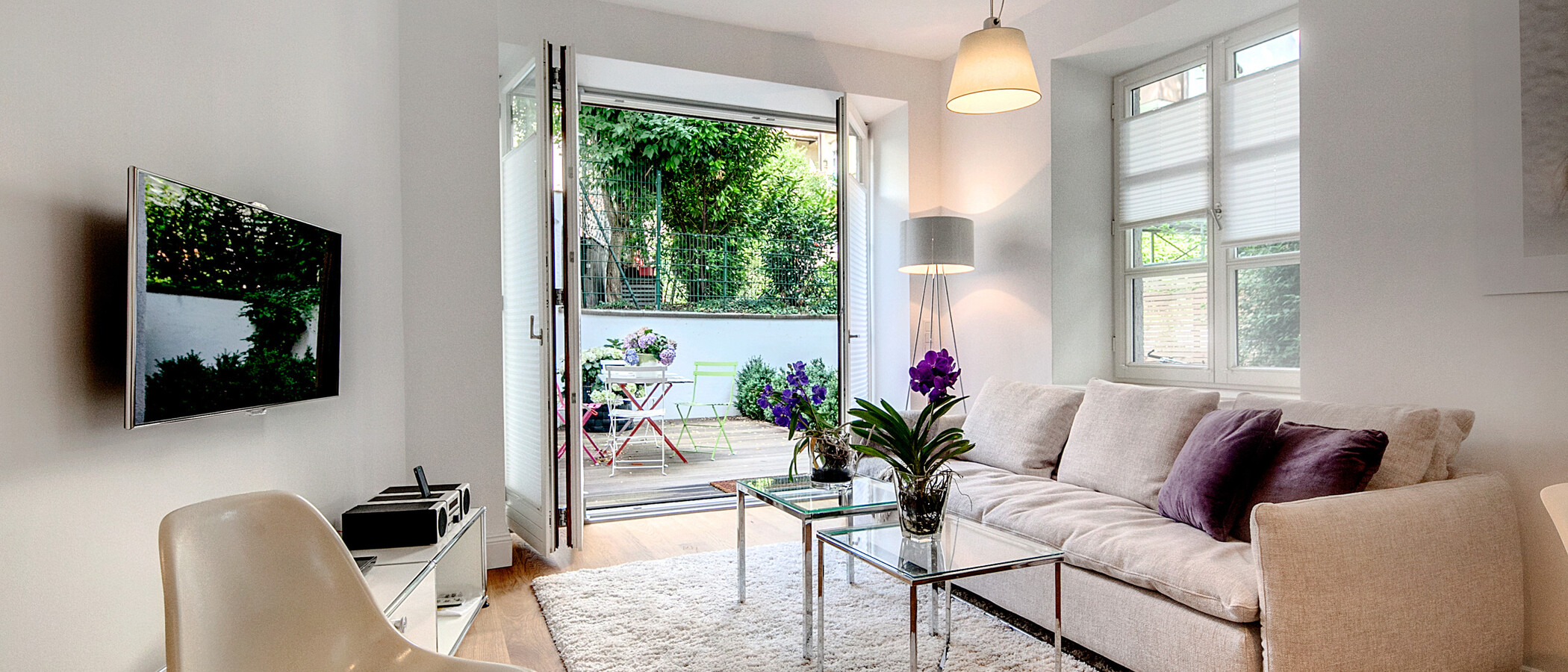 マンション München Schwabing-Nord (zw. Belgrad- & Leopoldstraße) 02 リビングルーム 6907