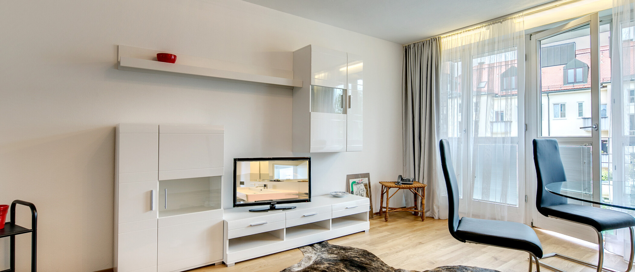 マンション München Schwabing-Nord (zw. Belgrad- & Leopoldstraße) 02 リビングルーム 6928