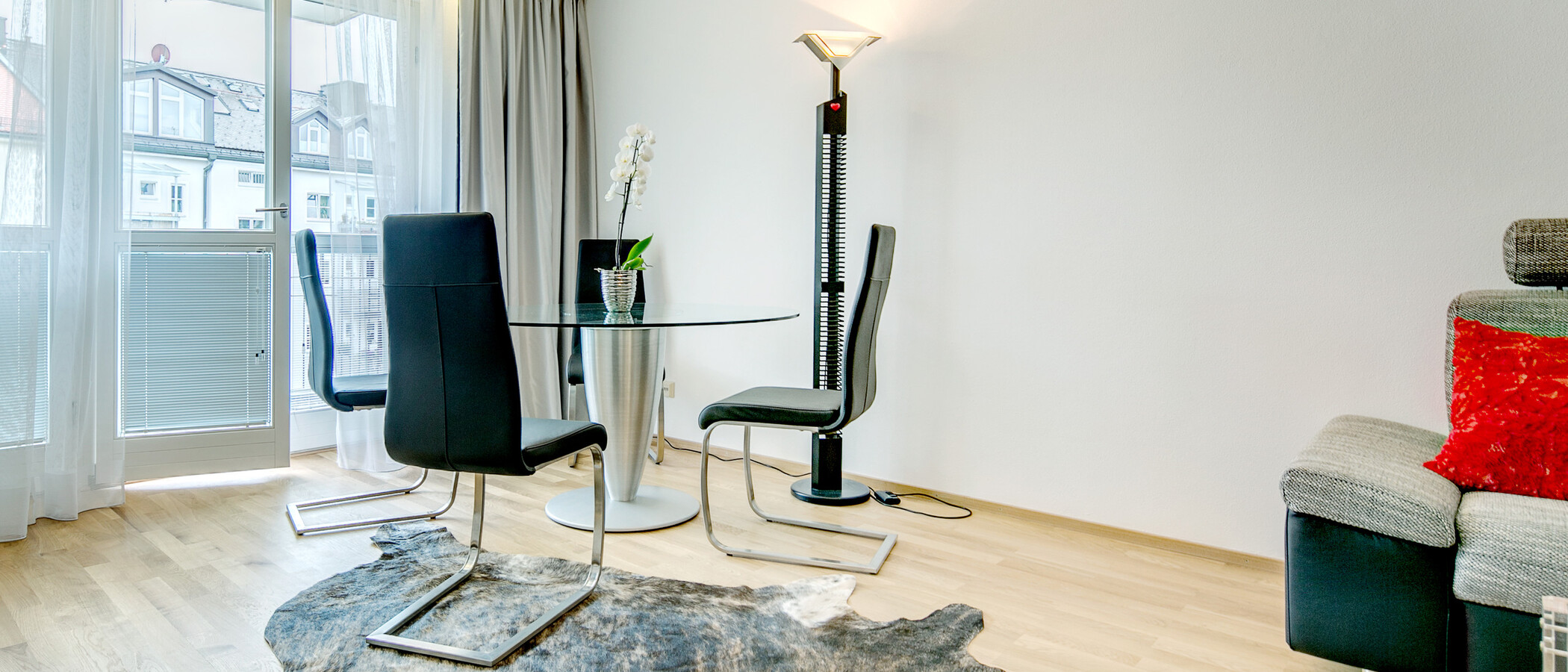 マンション München Schwabing-Nord (zw. Belgrad- & Leopoldstraße) 03 リビングルーム 6928