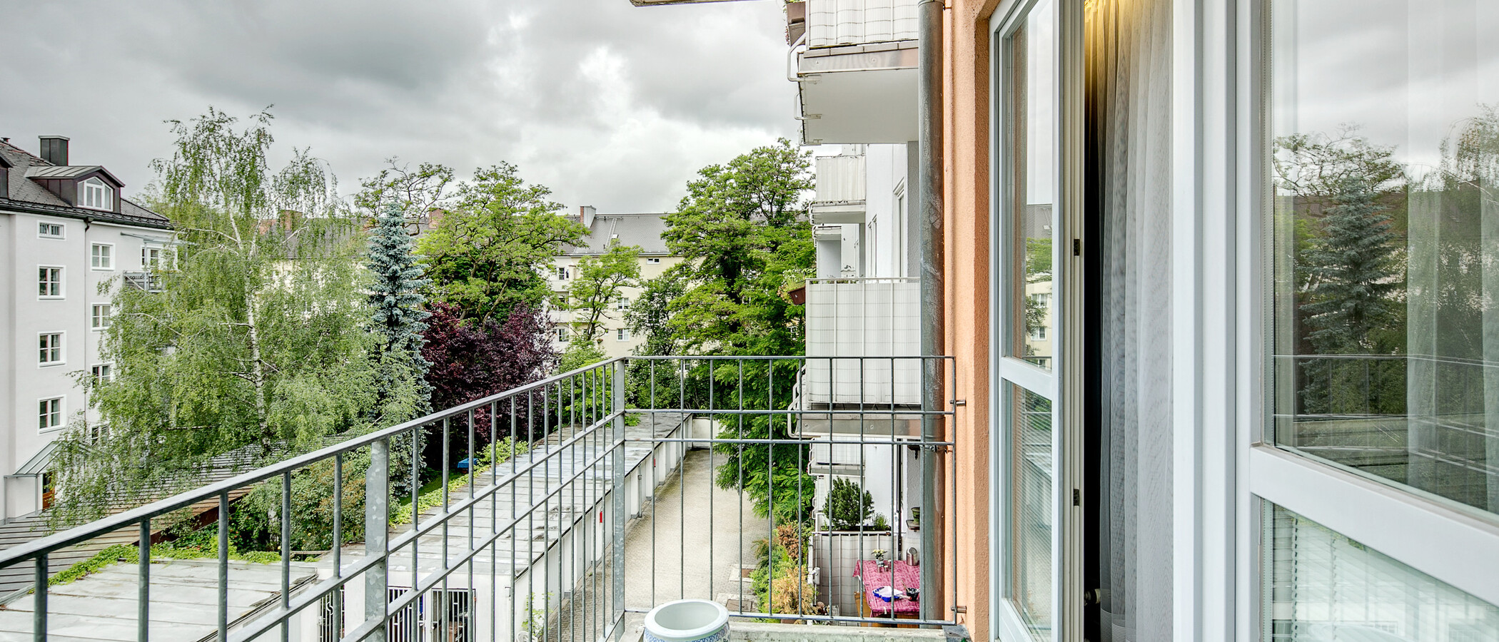マンション München Schwabing-Nord (zw. Belgrad- & Leopoldstraße) 03 ベランダ 6928