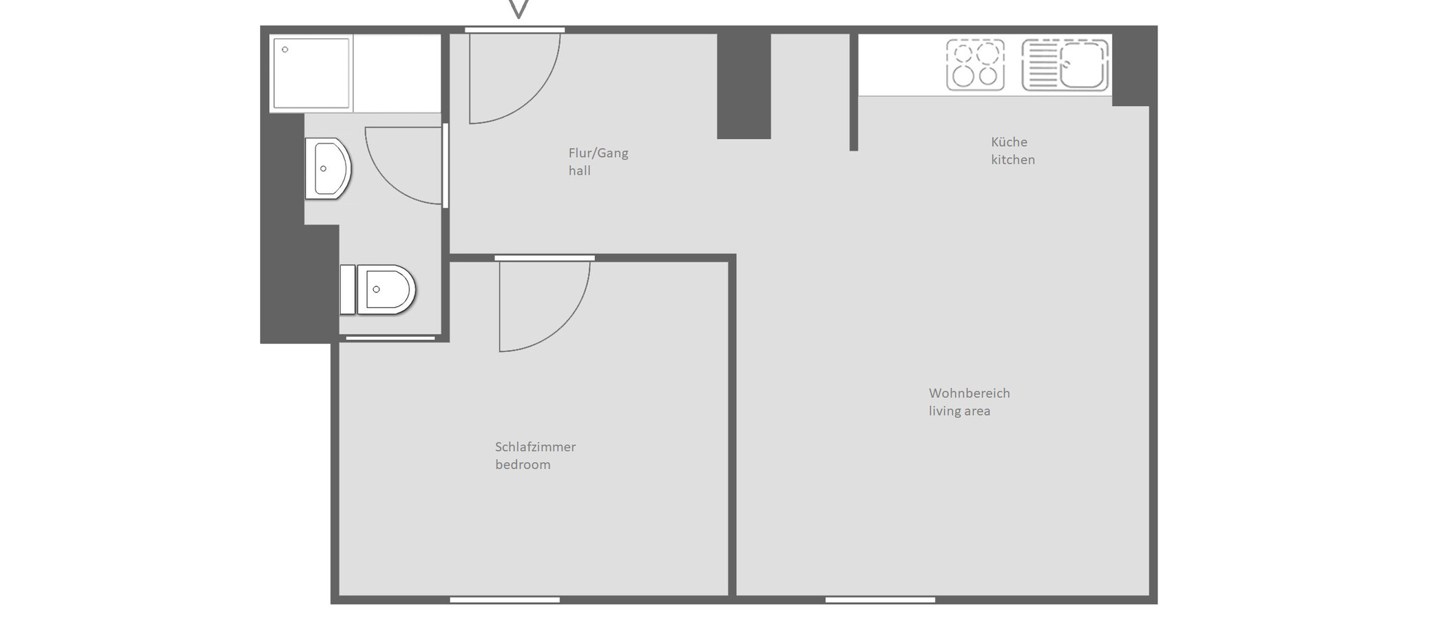 マンション München Haidhausen 01 見取り図 6958