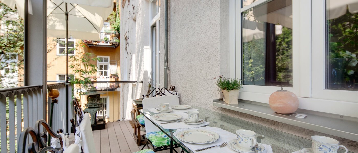 マンション München Glockenbachviertel 01 ベランダ 6991